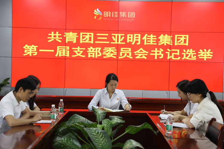 共青團三亞明佳園林環衛集團有限公司第一屆支部委員會